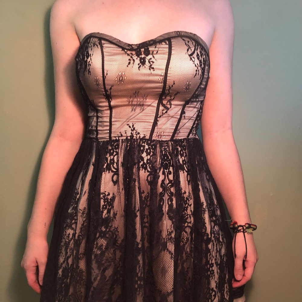 Black Lace Party Dress